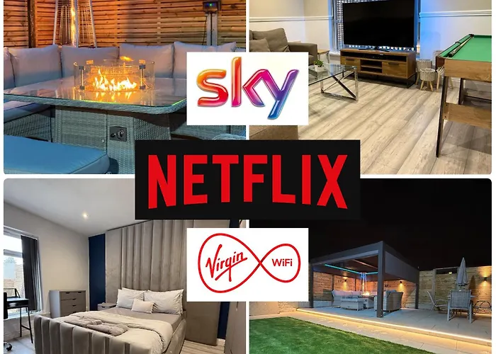 5 Bed Town House Within City Centre And Sleeps Up To 11 With Sky And Netflix